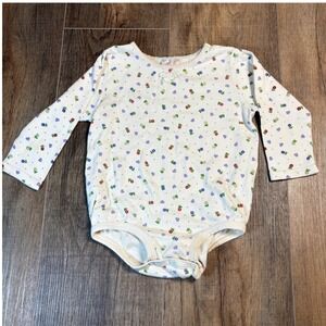 Carters Baby Girl Floral Heart Print Long Sleeve Bodysuit One Piece, VINTAGE‎